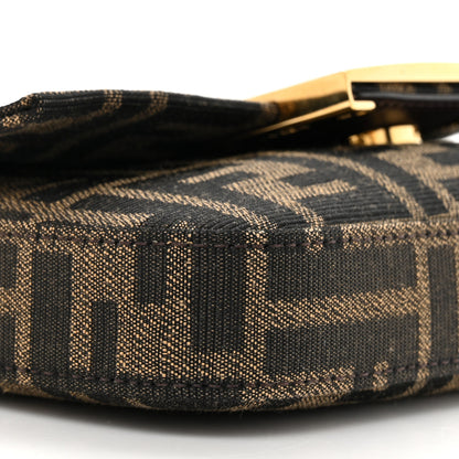 Fendi Fabric Jacquard FF 1974 Phone Baguette Tobacco Moro 10 of 10