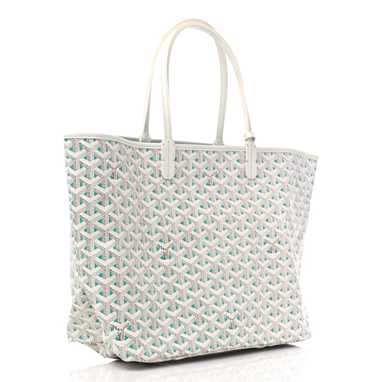 Goyardine Saint Louis Claire Voie PM White Opaline