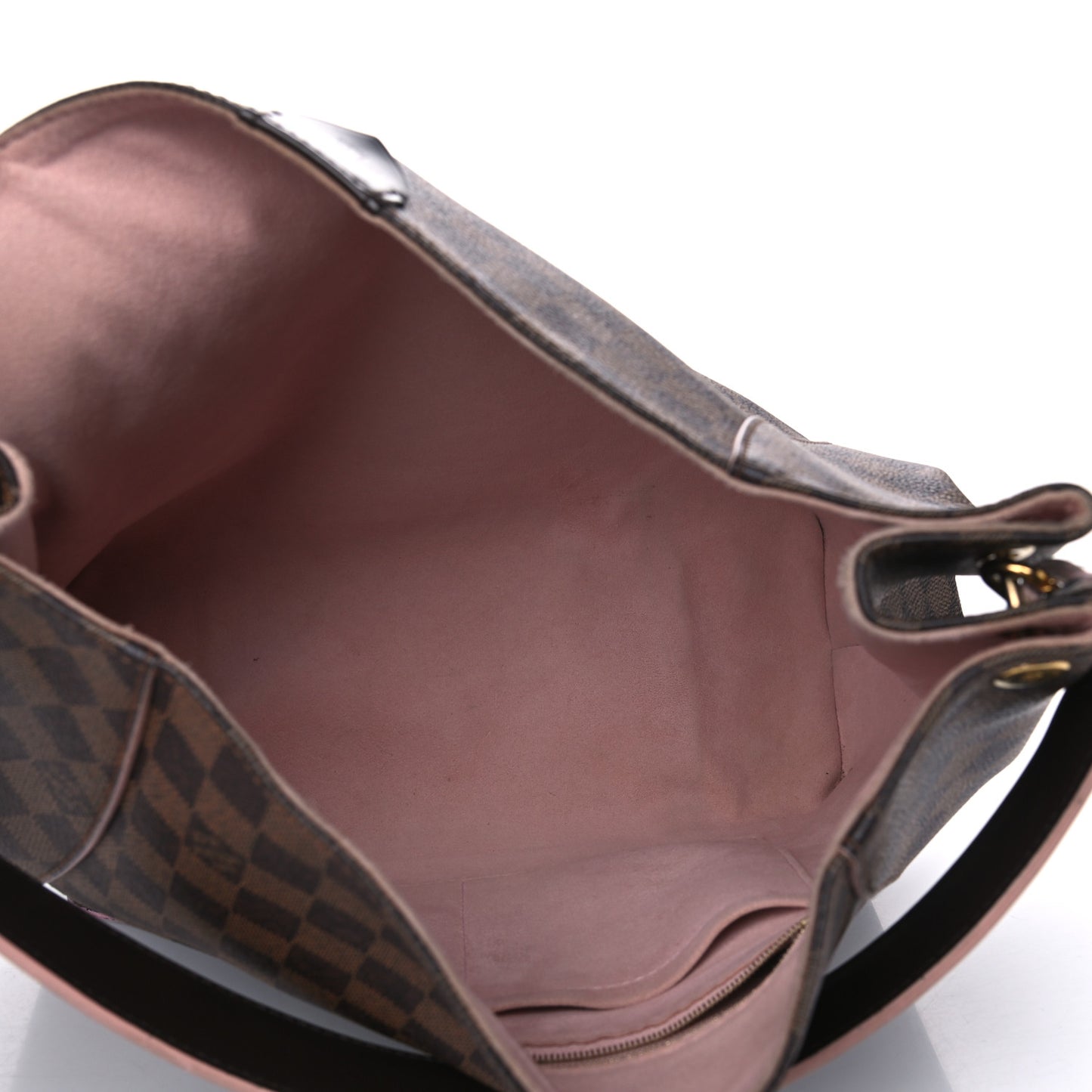 Damier Ebene Caissa Hobo Rose Ballerine
