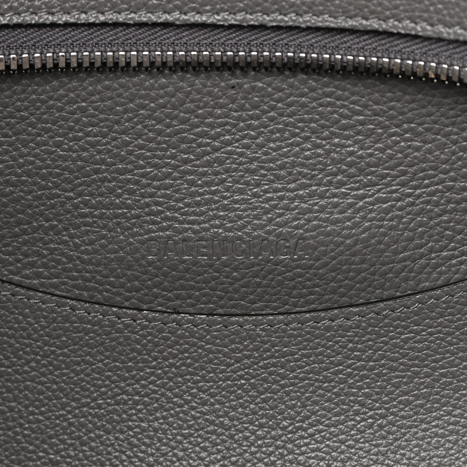 Balenciaga Grained Calfskin Neo Classic Silver Hardware Medium City Dark Grey 5 of 15