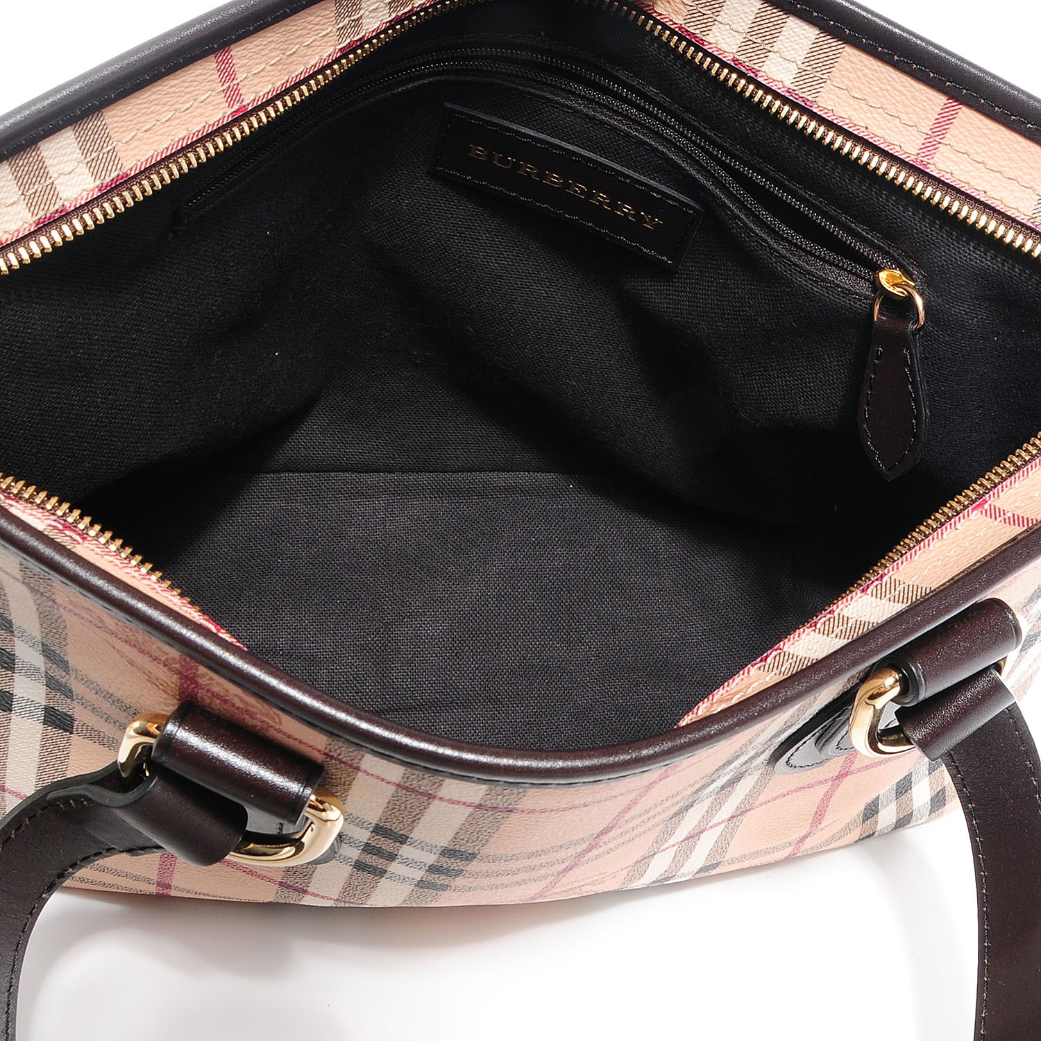 Burberry Haymarket Check Tote 8 of 8
