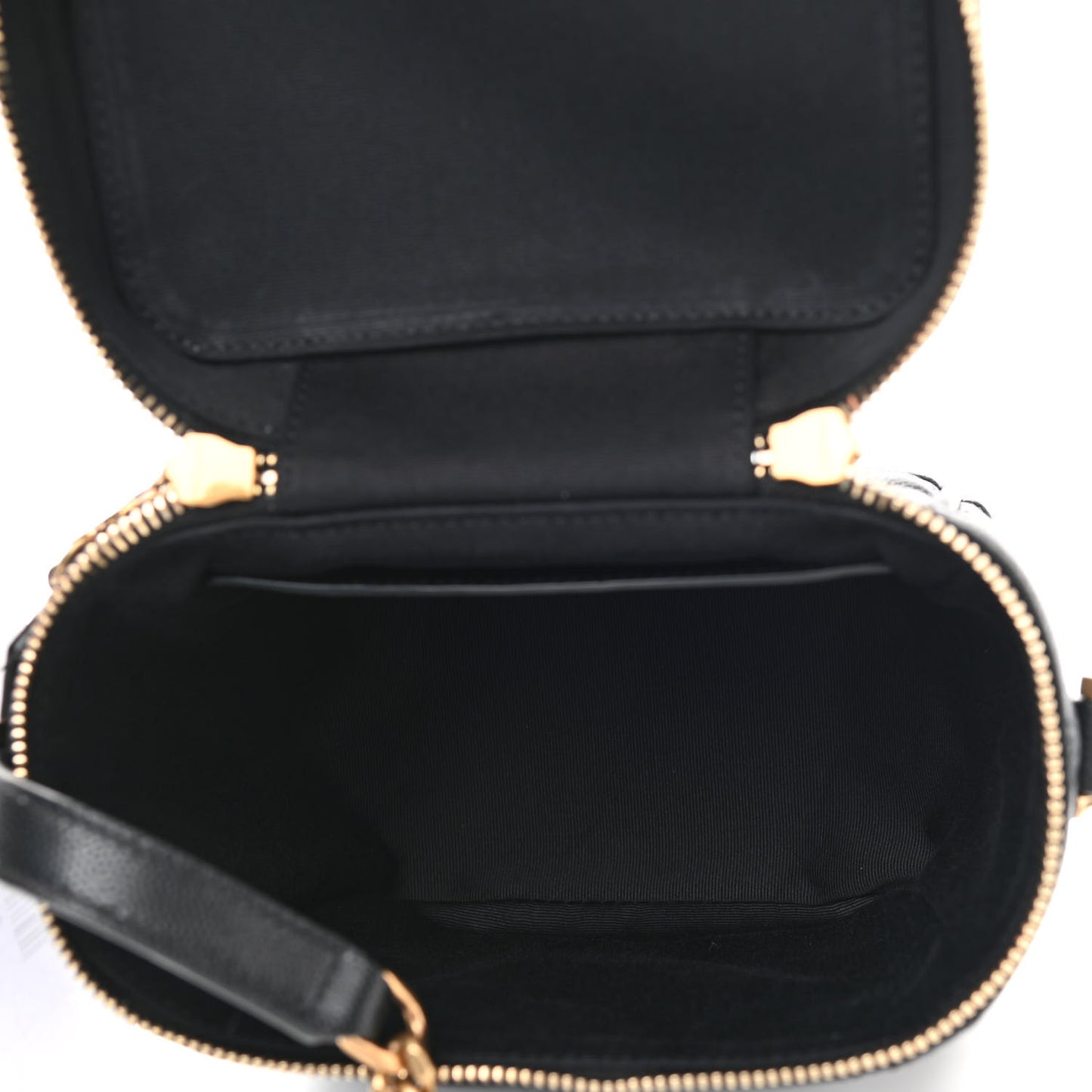 Grain de Poudre Quilted 80's Vanity Bag Black