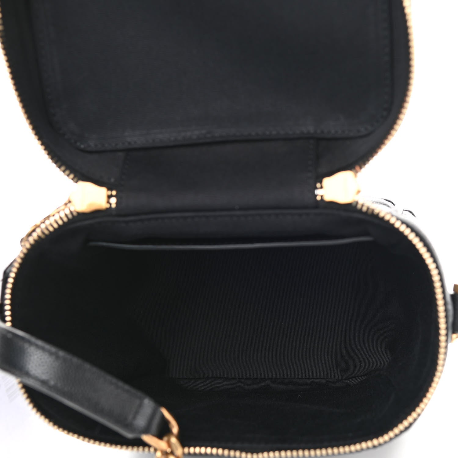 Saint Laurent Grain de Poudre Quilted 80's Vanity Bag Black 5 of 10