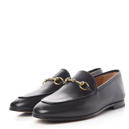 Gucci Calfskin Womens Jordaan Loafers 35 Black 3 of 9