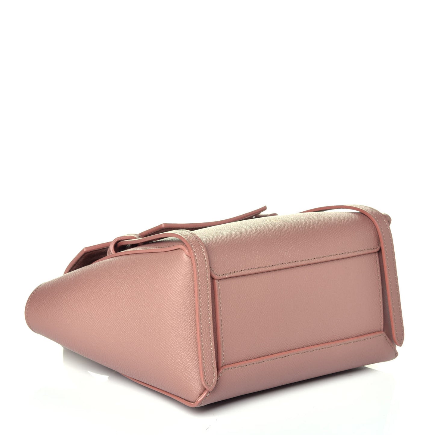 Grained Calfskin Nano Belt Bag Antique Rose