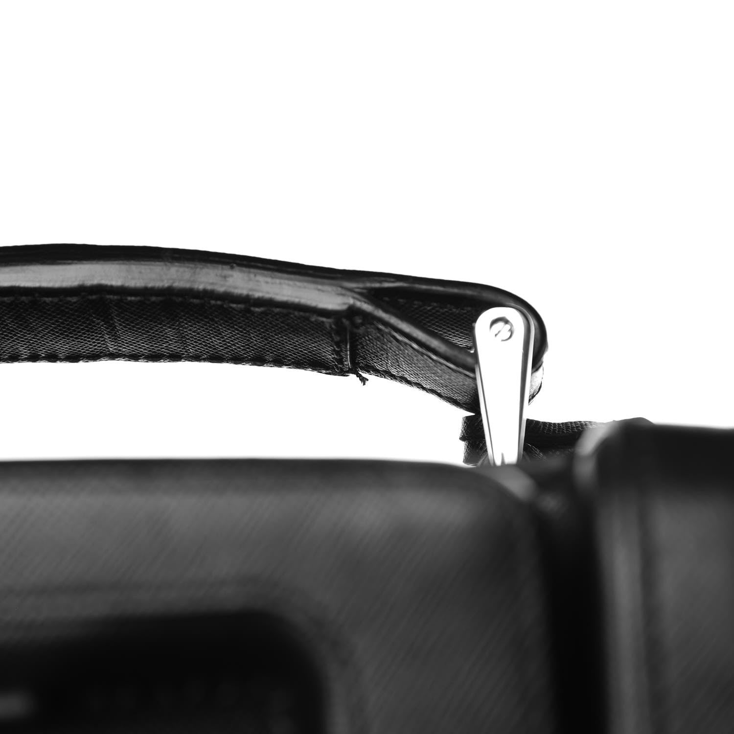 Prada Tessuto Nylon Saffiano Trolley Luggage Black 18 of 21