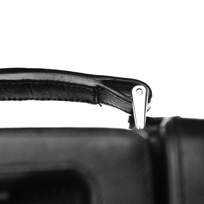 Prada Tessuto Nylon Saffiano Trolley Luggage Black 18 of 21