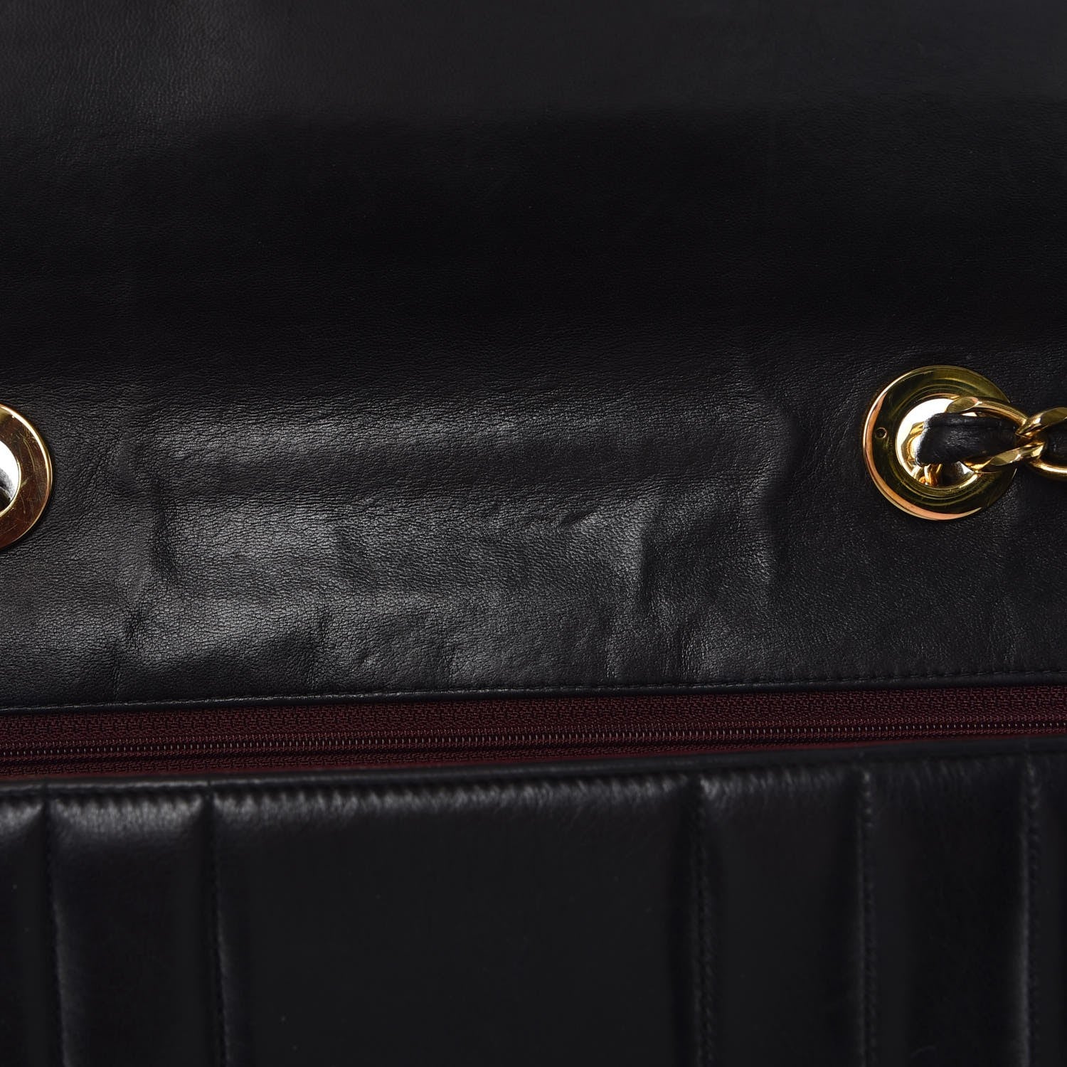 Chanel Lambskin Vertical Quilt Jumbo Single Flap Black 10 of 16