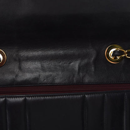 Chanel Lambskin Vertical Quilt Jumbo Single Flap Black 10 of 16
