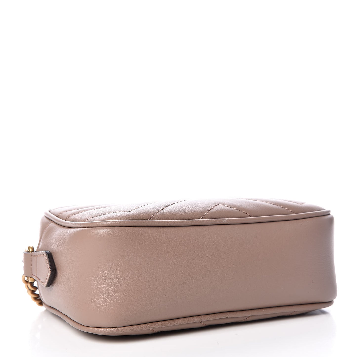 Calfskin Matelasse Mini GG Marmont Chain Shoulder Bag Porcelain Rose