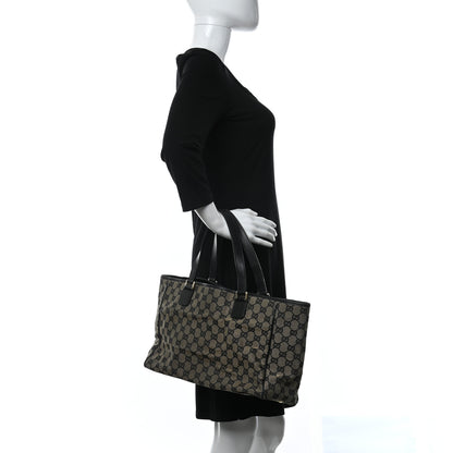 Gucci Monogram Tote Black 2 of 19