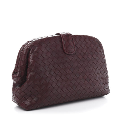 Bottega Veneta Nappa Intrecciato The Lauren 1980 Clutch Gigolo Red 3 of 9