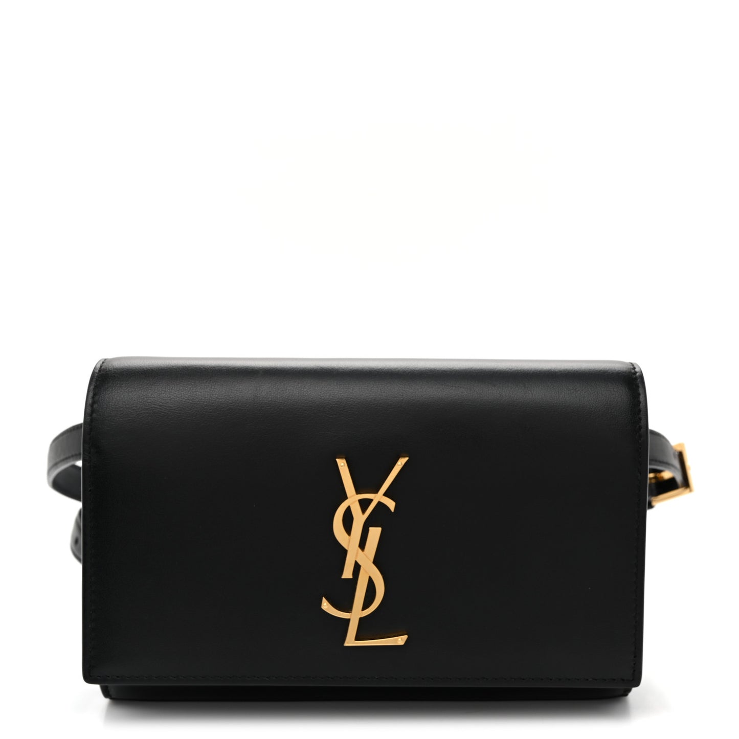 Smooth Calfskin Monogram Kate Belt Bag Black