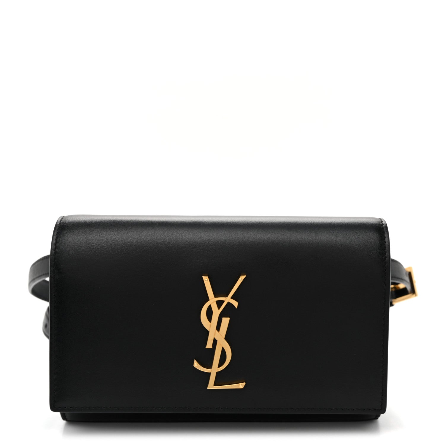 Saint Laurent Smooth Calfskin Monogram Kate Belt Bag Black 1 of 9