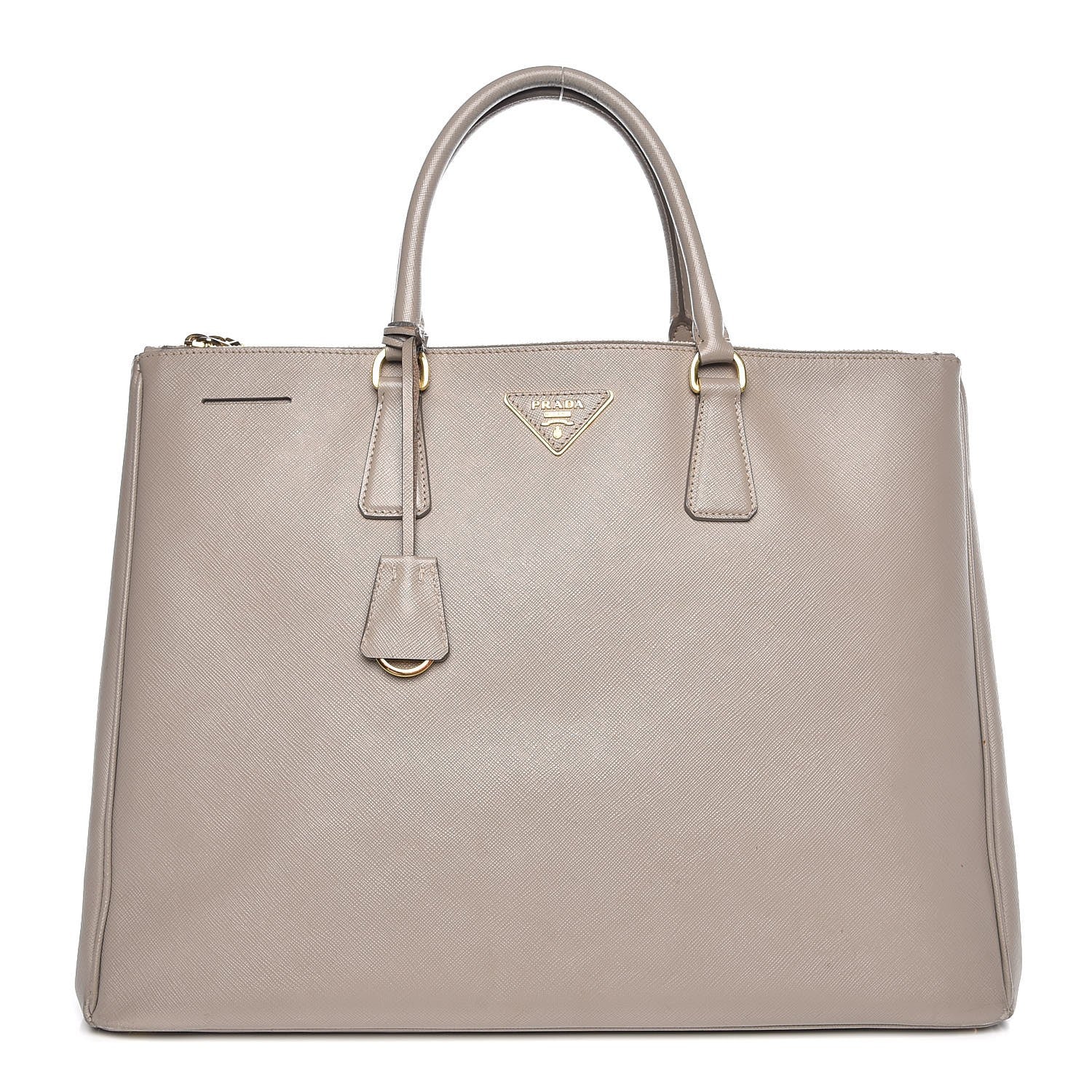 Prada Saffiano Lux Extra Large Galleria Double Zip Tote Argilla 1 of 16
