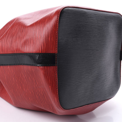 Louis Vuitton Epi Petit Noe Red Black 6 of 9