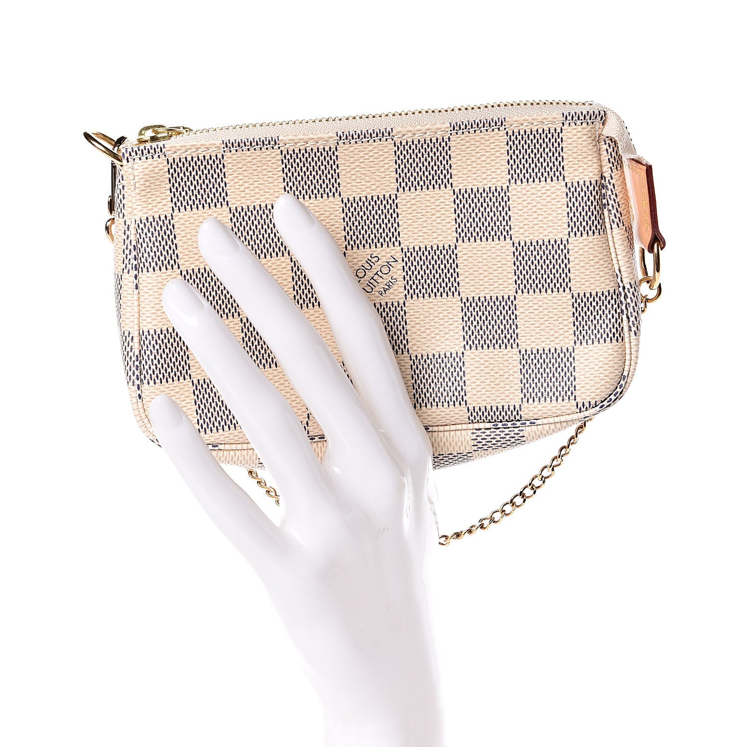 Louis Vuitton Damier Azur Mini Pochette Accessories 2 of 8