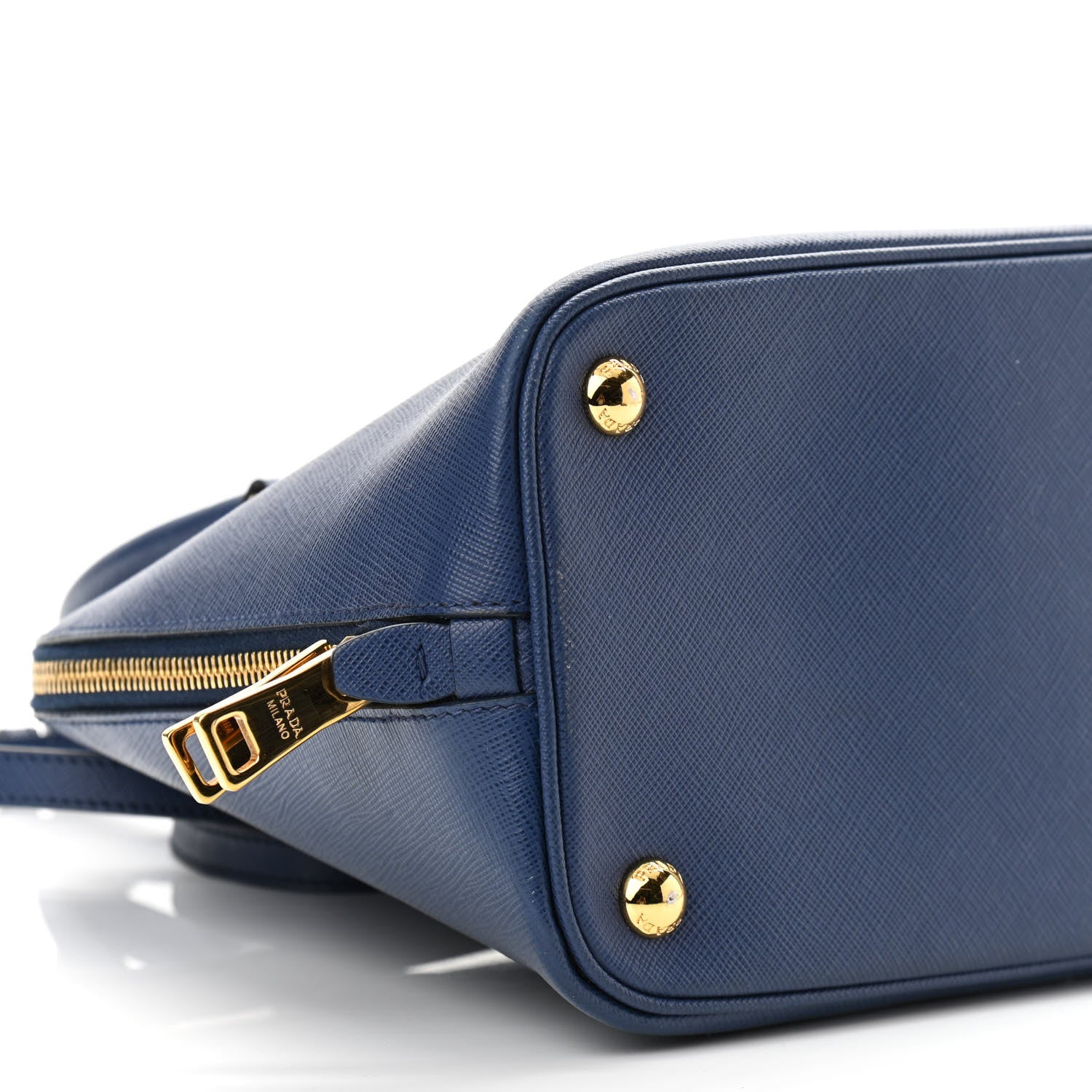 Prada Saffiano Lux Medium Promenade Tote Bluette 9 of 13