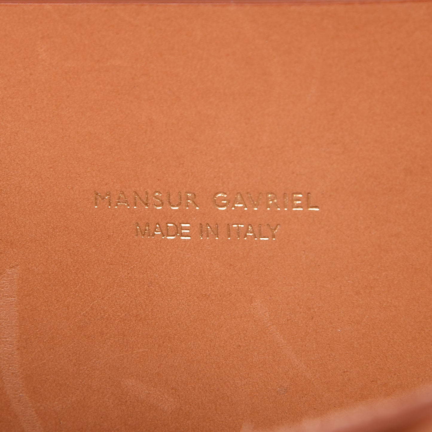 Calfskin Mini Mini Sun Bag Cammello