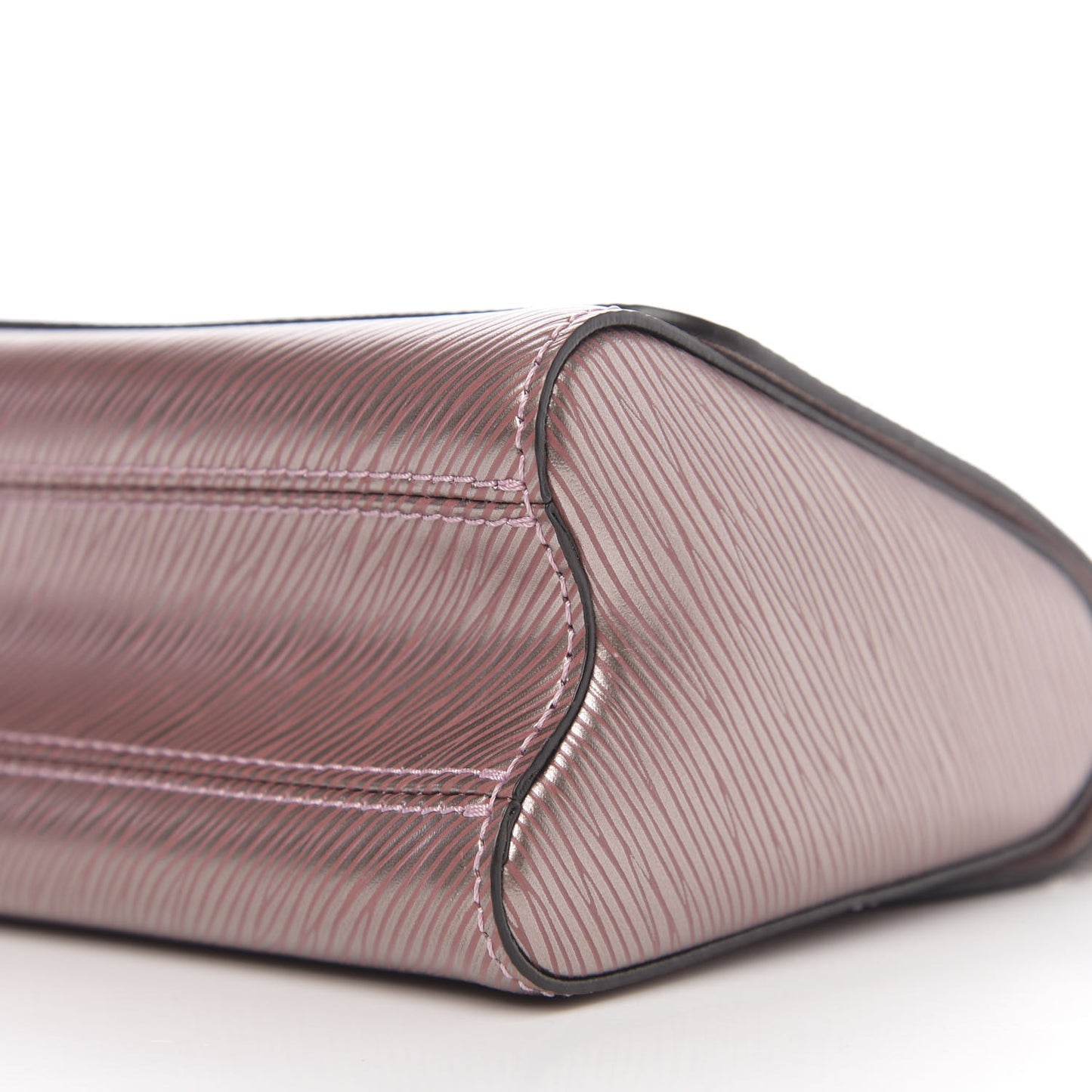 Epi Scarabeo Twist Shoulder Bag PM Rose Gold