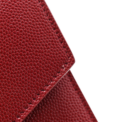 Saint Laurent Grain De Poudre Uptown Pouch Opyum Red 8 of 9