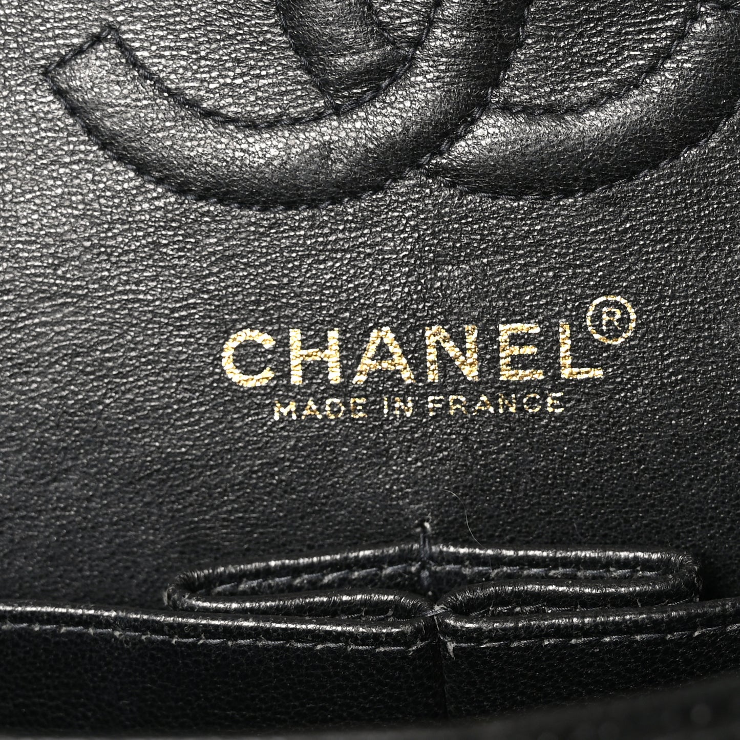 Caviar Quilted Small Double Flap Black