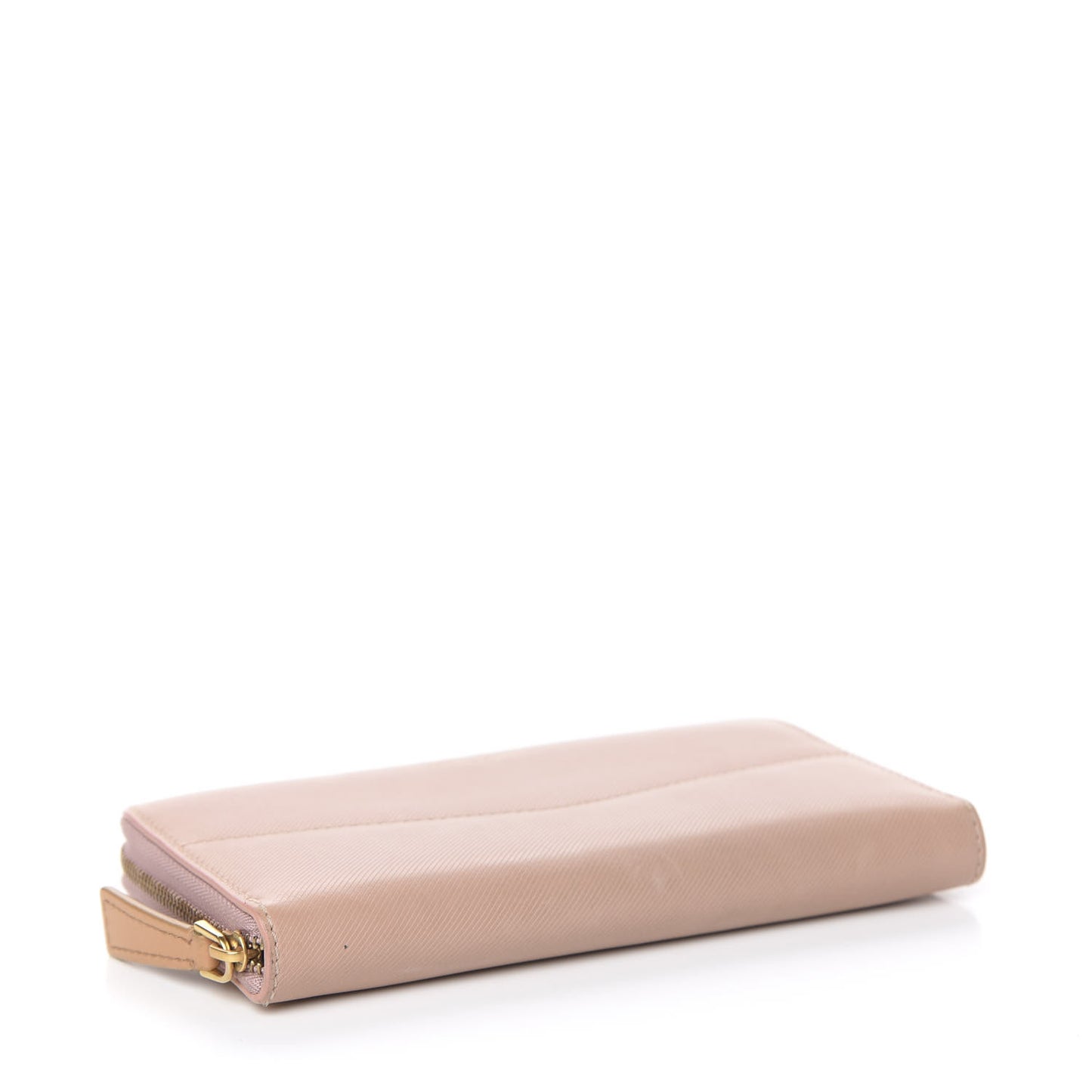 Trench Calfskin Zip Around Wallet Ash Rose