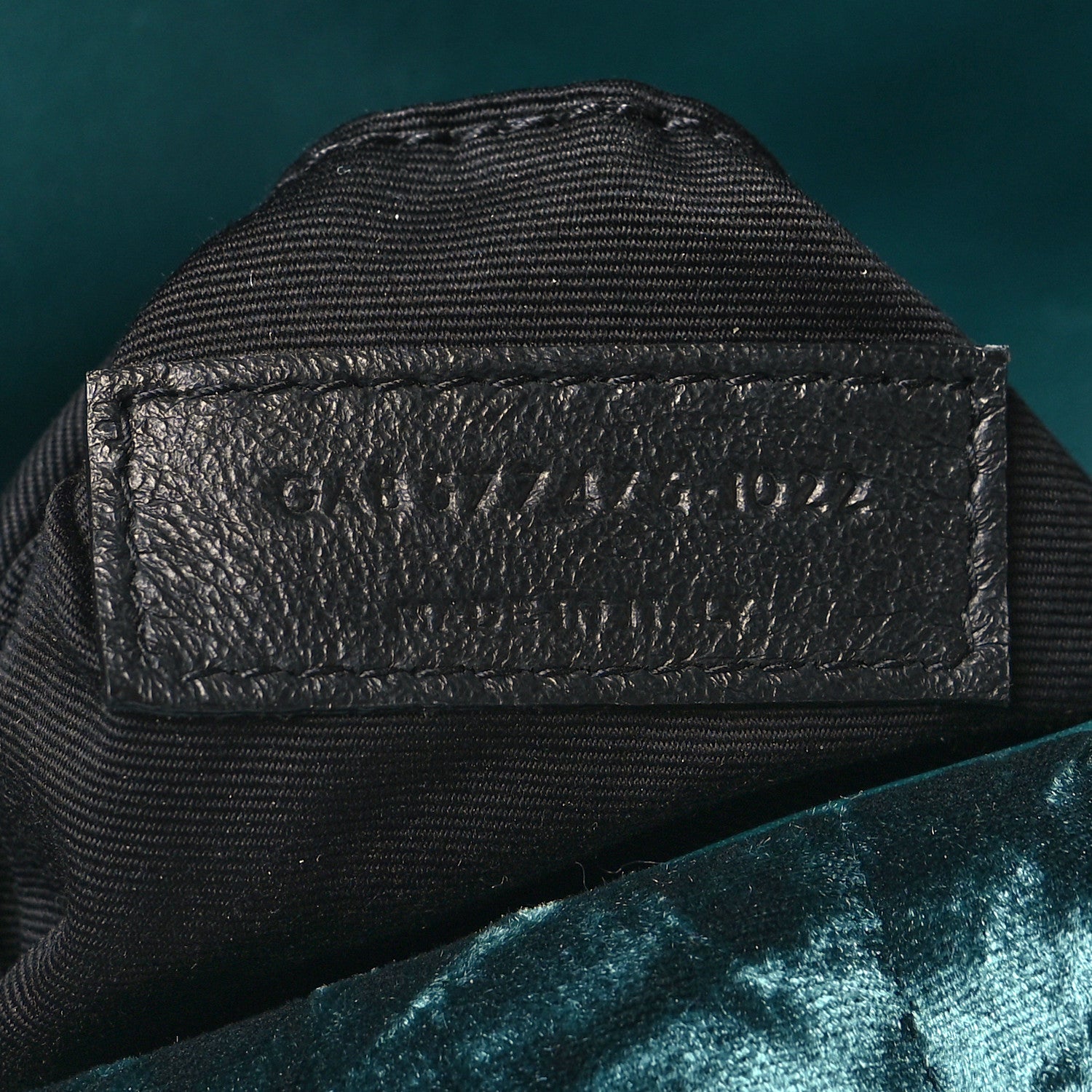 Saint Laurent Crushed Velvet Quilted Small Loulou Puffer Monogram Chain Satchel Emerald Vert 7 of 10