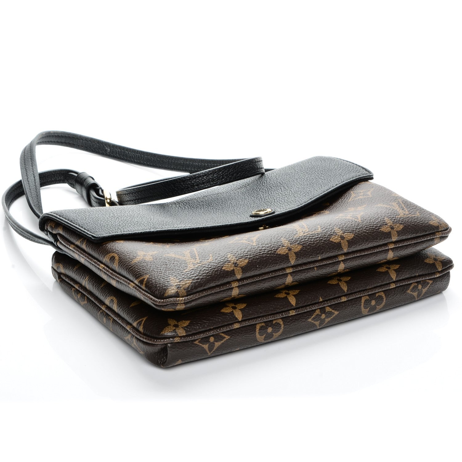 Louis Vuitton Monogram Twice Pochette Black 4 of 8