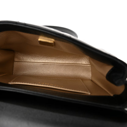 Chanel Lambskin Quilted Mini CC Crystal Logo Chain Flap Black 5 of 11