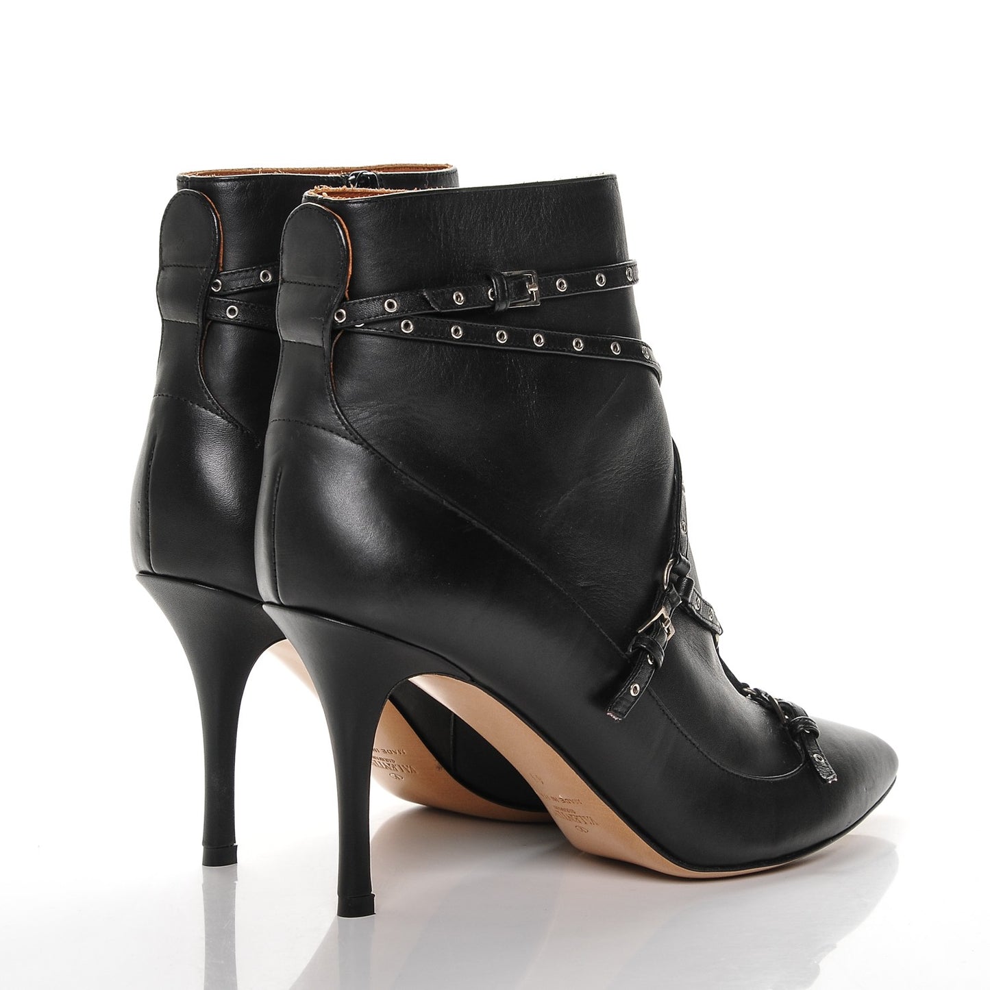 Nappa Love Latch 100mm Ankle Boots 41 Black