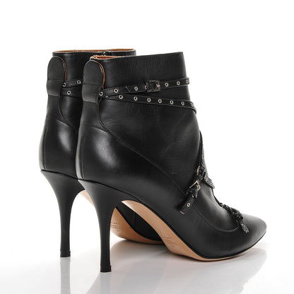 Valentino Garavani Nappa Love Latch 100mm Ankle Boots 41 Black 4 of 8