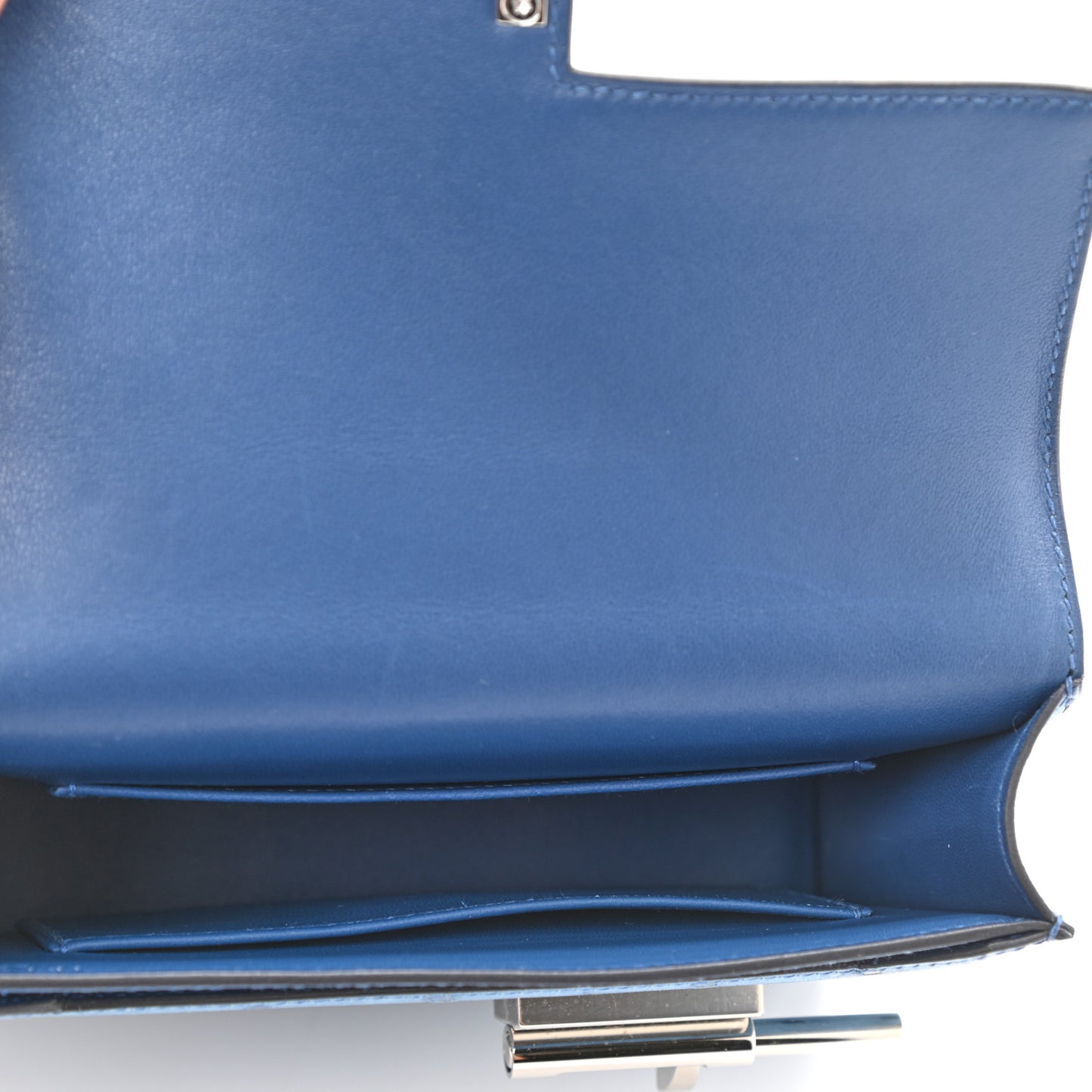Ostrich Mini Verrou Chaine Bag