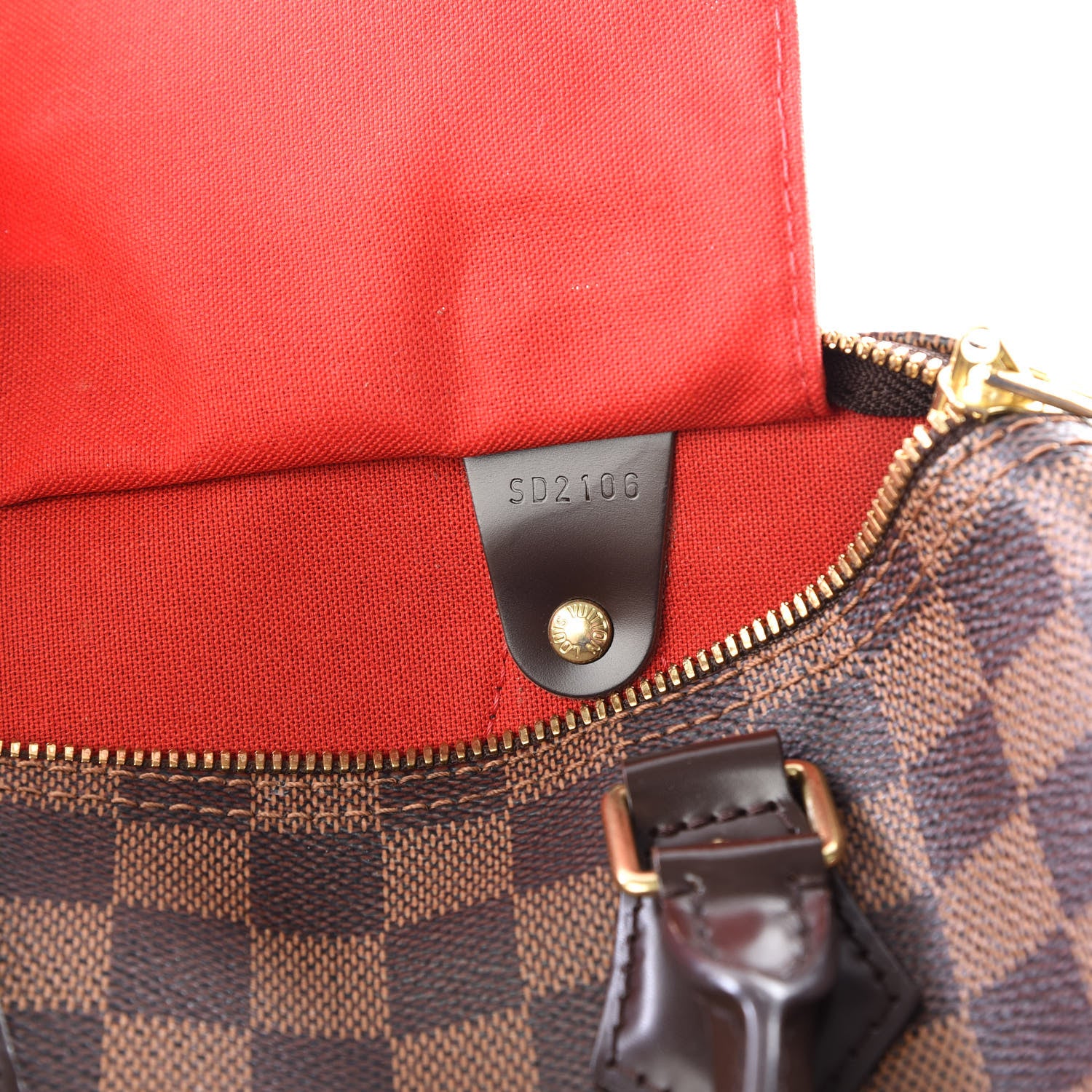 Louis Vuitton Damier Ebene Speedy Bandouliere 25 10 of 11