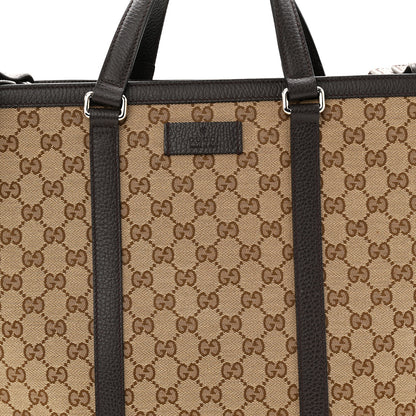 Gucci GG Monogram Large Joy Tote Bag Dark Brown 9 of 11
