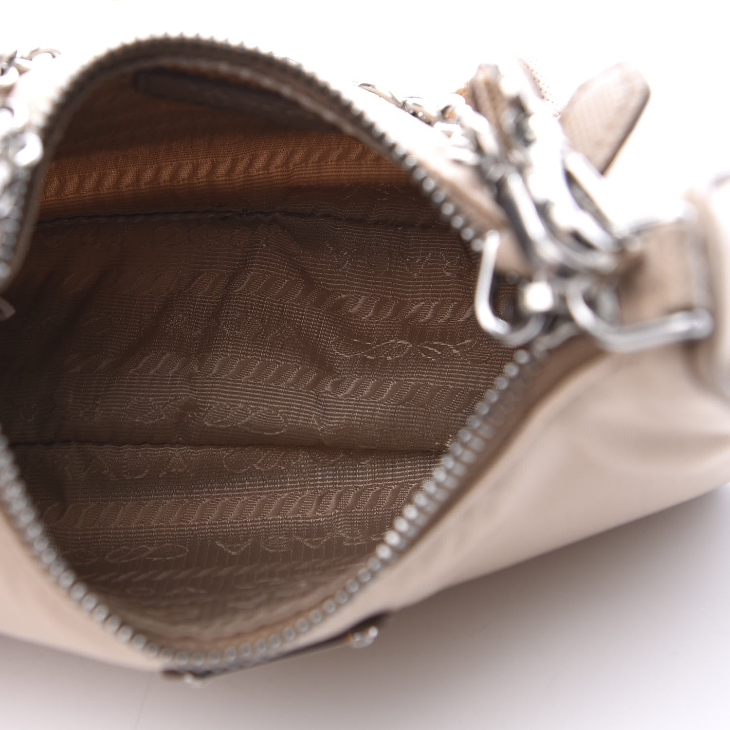 Prada Tessuto Nylon Saffiano Mini Re-Edition 2000 Shoulder Bag Cammeo 4 of 11