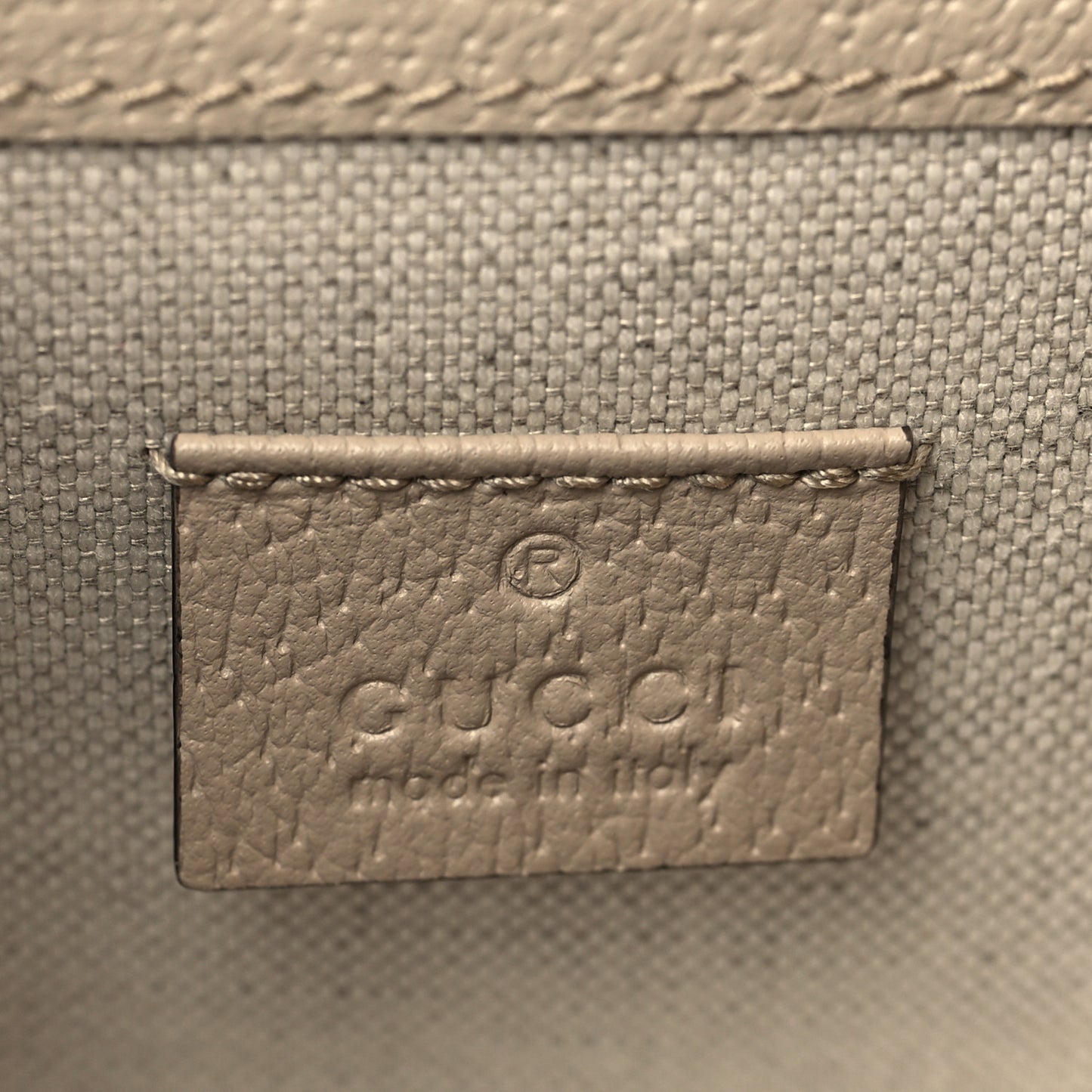 GG Supreme Monogram Textured Dollar Calfskin Mini Horsebit 1955 Shoulder Bag Beige Mystic White Oatmeal