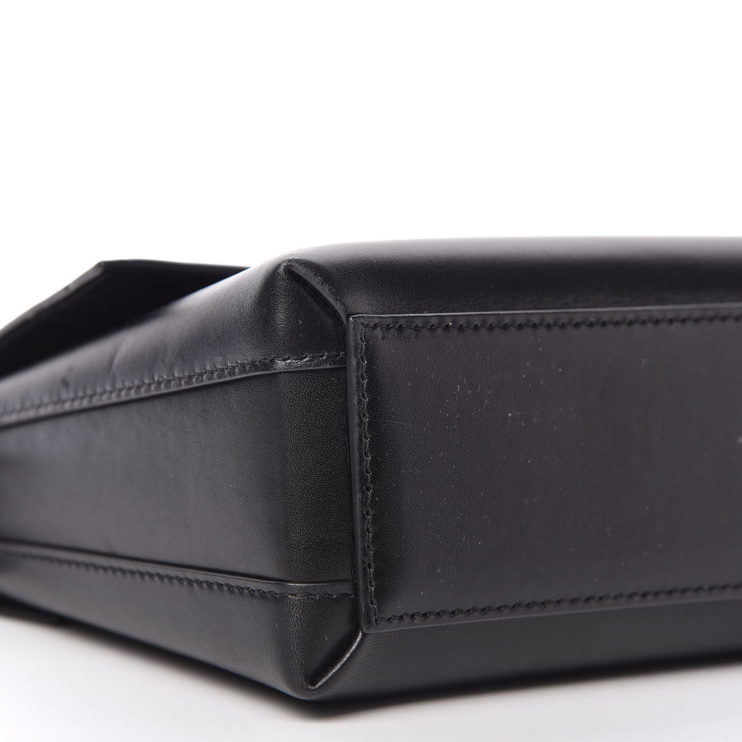 Nappa Crystal Embellished Millennial Rectangular Shoulder Bag Black