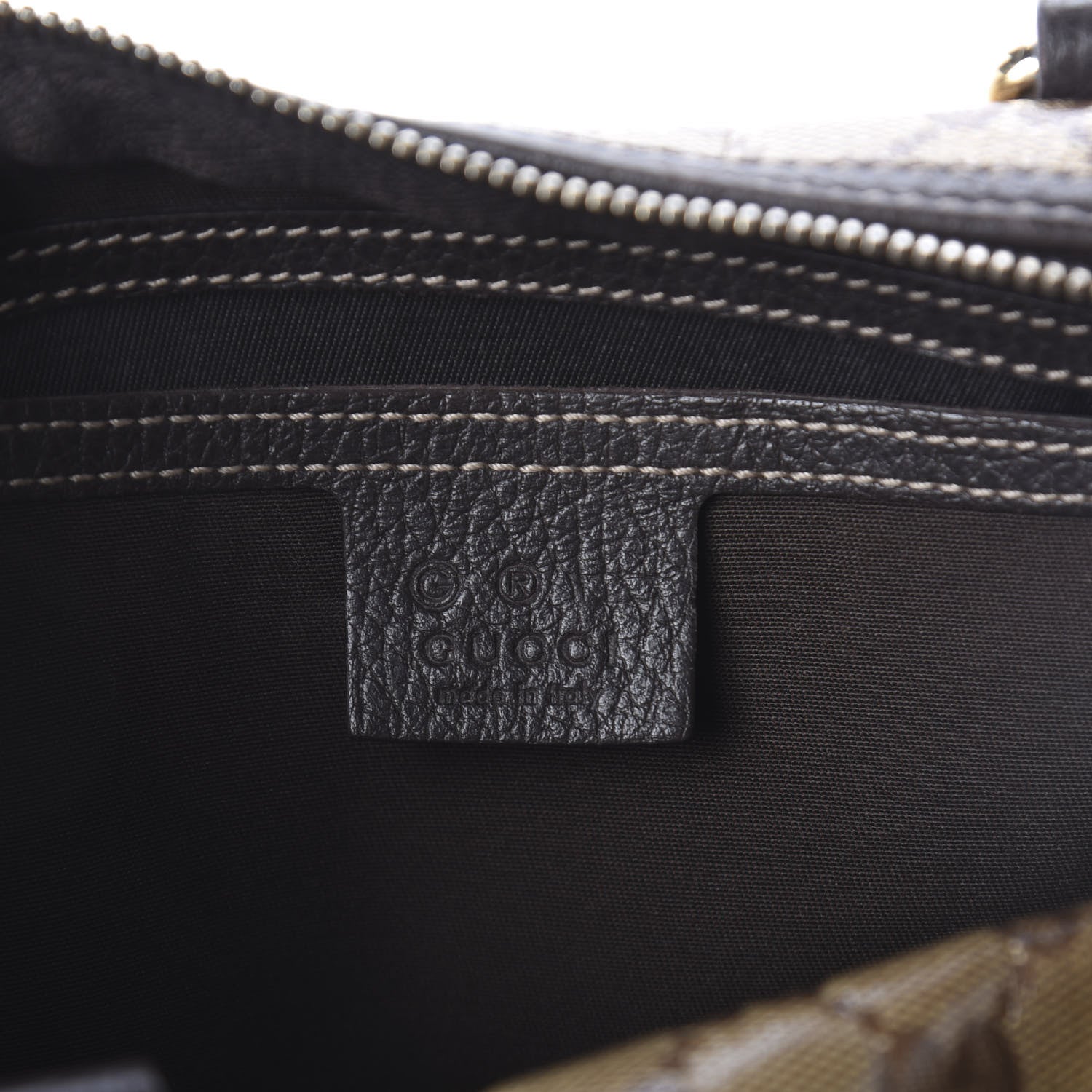 Gucci Crystal Monogram Medium Joy Boston Dark Brown 6 of 8