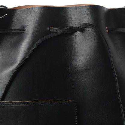 Mansur Gavriel Vegetable Tanned Calfskin Bucket Bag Black Ballerina 9 of 10
