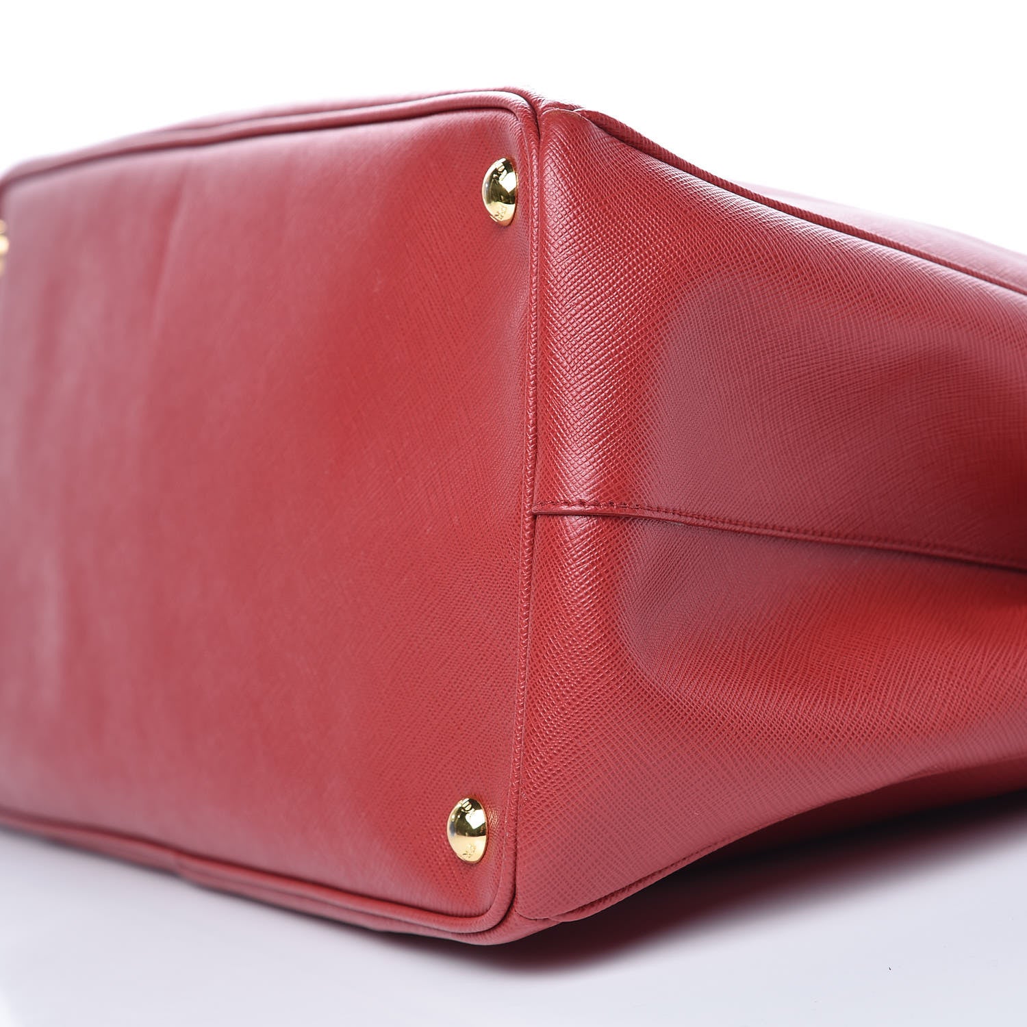 Prada Saffiano Lux Large Tote Fuoco 13 of 15