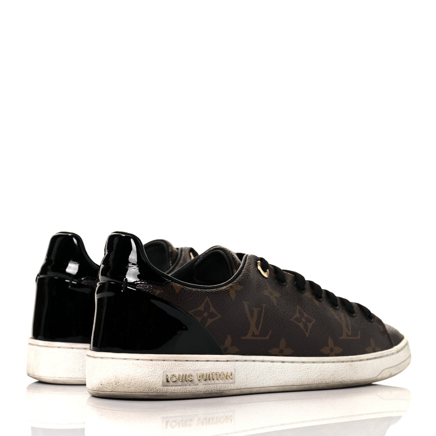 Patent Monogram Frontrow Sneakers 38