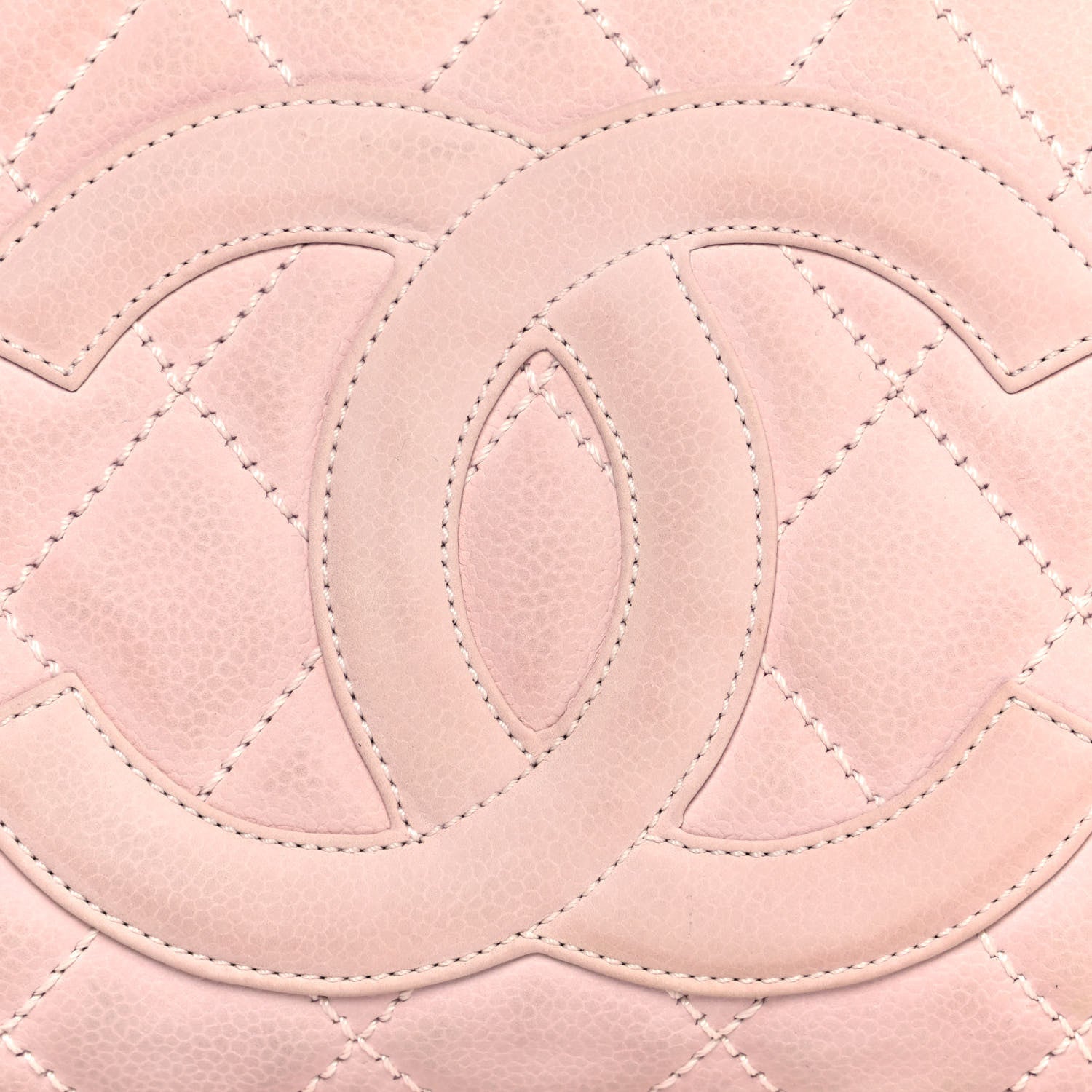 Chanel Caviar Quilted Small Bowler Tassel Pink 8 of 16