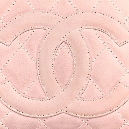 Chanel Caviar Quilted Small Bowler Tassel Pink 8 of 16