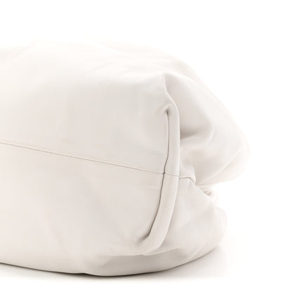 Bottega Veneta Smooth Butter Calf The Pouch Oversized Clutch Chalk 10 of 10