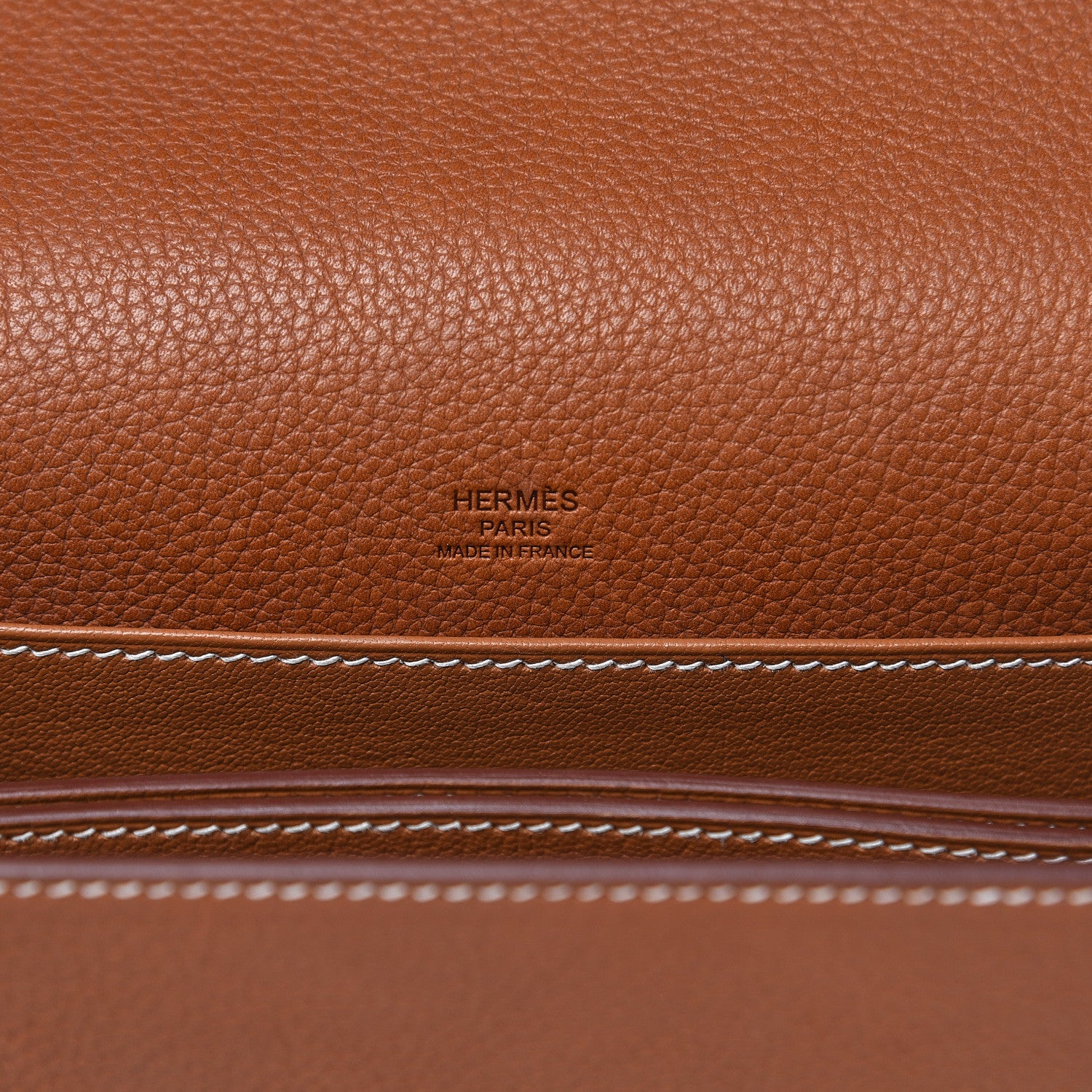 Hermes Barenia Faubourg Mini Sac Roulis Fauve 6 of 14