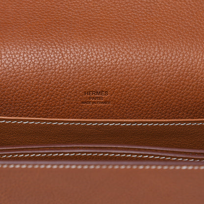 Hermes Barenia Faubourg Mini Sac Roulis Fauve 6 of 14