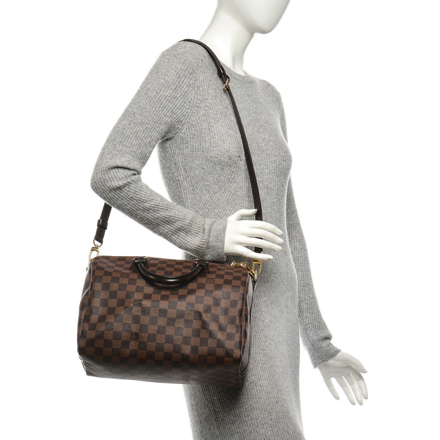 Damier Ebene Speedy Bandouliere 30