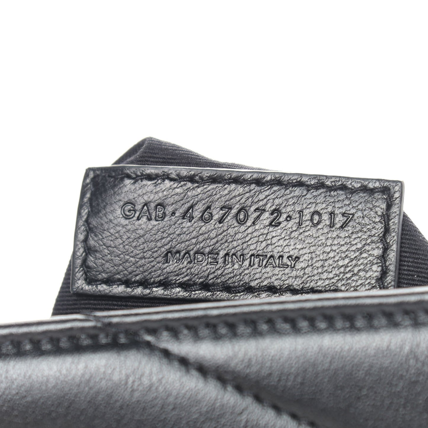 Calfskin Y Quilted Monogram Toy Loulou Crossbody Bag Black