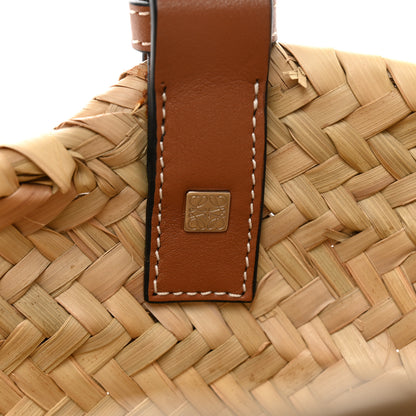 Loewe Raffia Small Basket Tote Bag Natural Tan 8 of 10